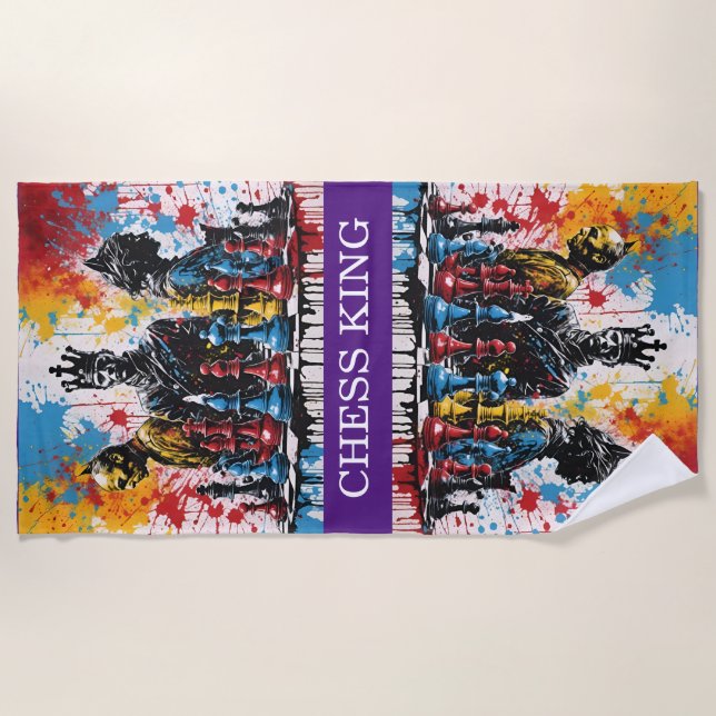 Chess Beach Towel (Front)