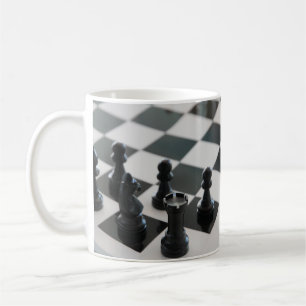 Chess Board and Pieces Mug