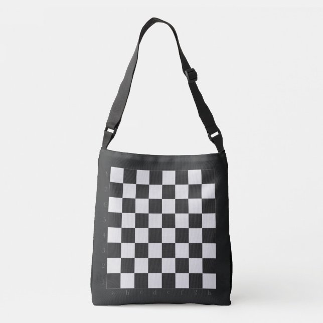 Chess Board Crossbody Bag (Back)