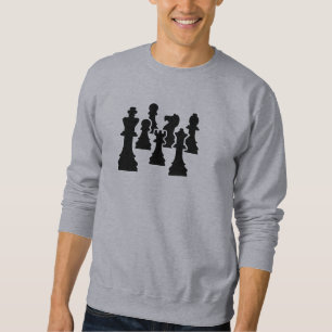 Chess board game sweatshirt