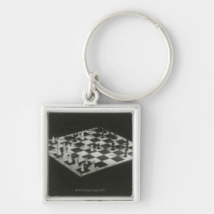 Chess Board Key Ring