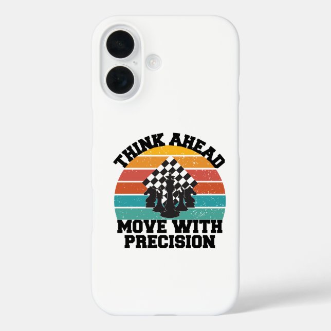 Chess Board Pieces Strategy Precision Mind Game Case-Mate iPhone Case (Back)