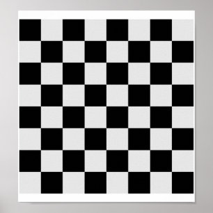 Chess board poster