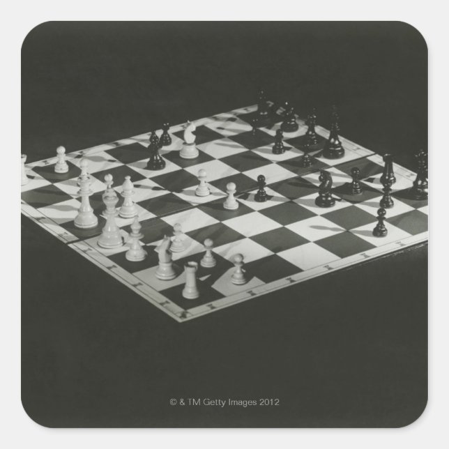 Chess Board Square Sticker (Front)