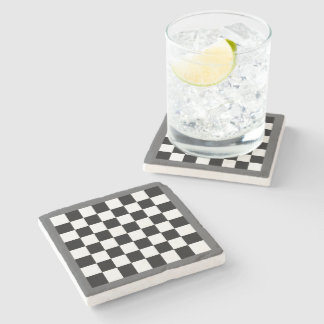 Chess Board Stone Coaster