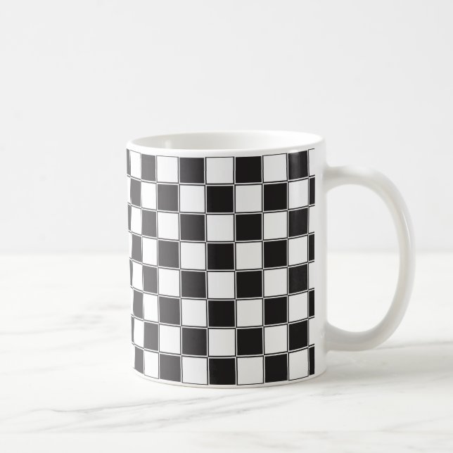 Chess board style coffee mug (Right)