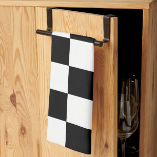 chess board tea towel