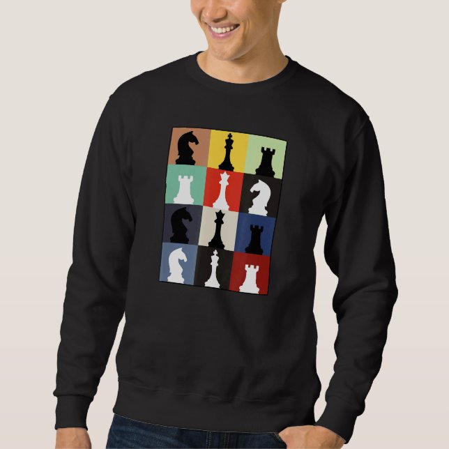 Chess Board Tee Game Humour Set Player Chess (Front)