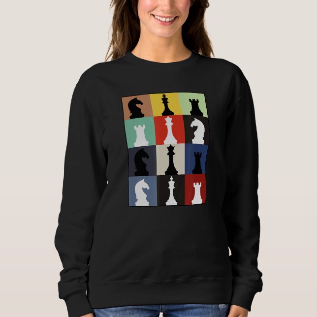 Chess Board Tee Game Humour Set Player Chess (Front)