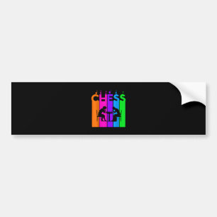 Chess Bubble Hobby And Sport Gift Idea Bumper Sticker