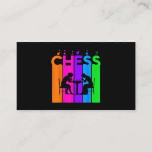 Chess Bubble Hobby And Sport Gift Idea Business Card