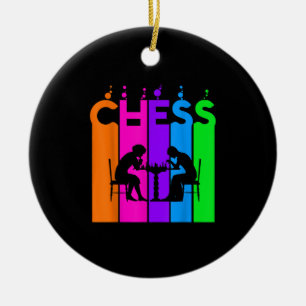 Chess Bubble Hobby And Sport Gift Idea Ceramic Tree Decoration