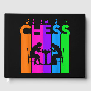 Chess Bubble Hobby And Sport Gift Idea Guest Book