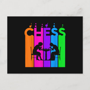 Chess Bubble Hobby And Sport Gift Idea Invitation Postcard
