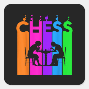 Chess Bubble Hobby And Sport Gift Idea Square Sticker