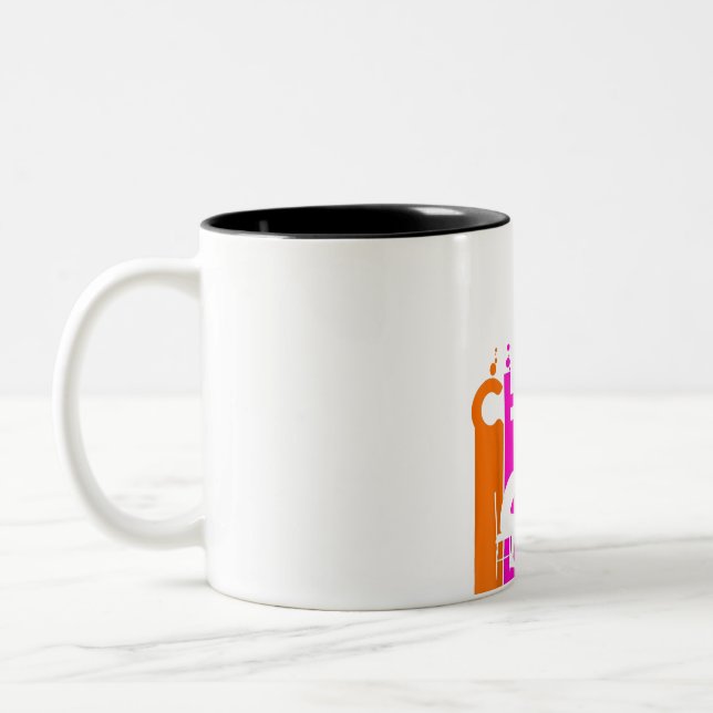 Chess Bubble Hobby And Sport Gift Idea Two-Tone Coffee Mug (Left)
