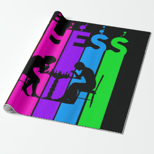 Chess Bubble Hobby And Sport Gift Idea Wrapping Paper