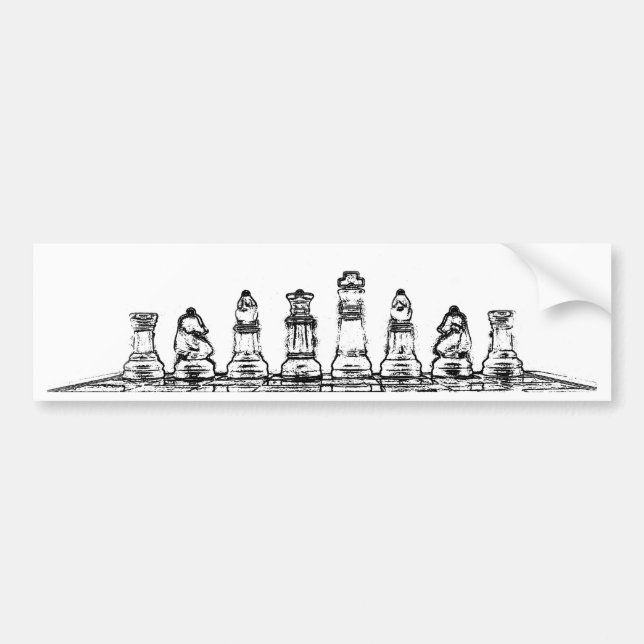 Chess Bumper Sticker (Front)