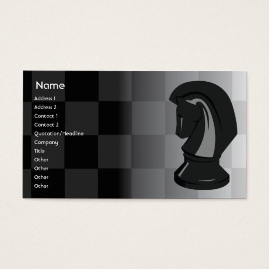 Chess - Business Business Card