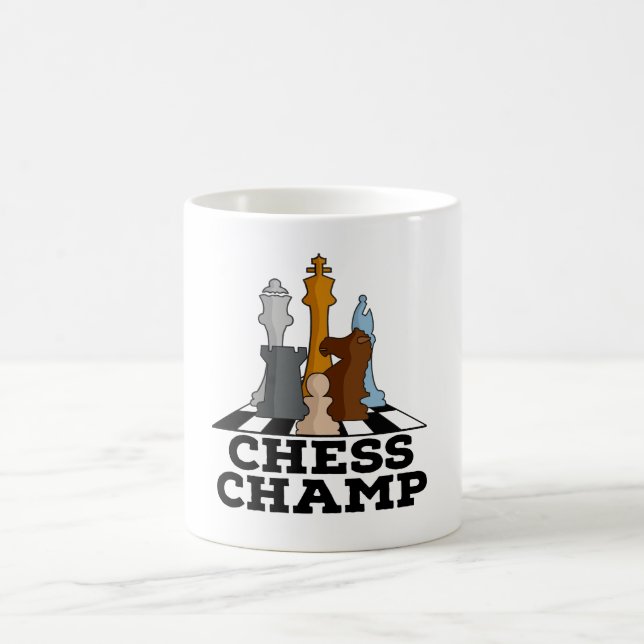 Chess Champ Coffee Mug (Center)