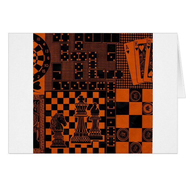 chess checkers dominos dominoes (Front Horizontal)