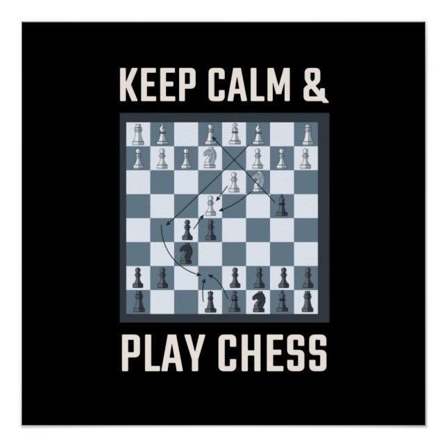 Chess Chess Board Chess Player Poster (Front)