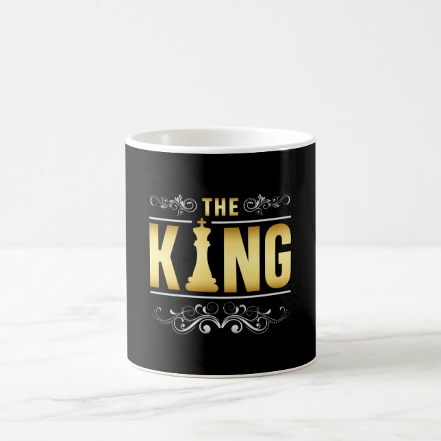 Chess Chess Board King Checkmate Board Game Gift Coffee Mug (Center)