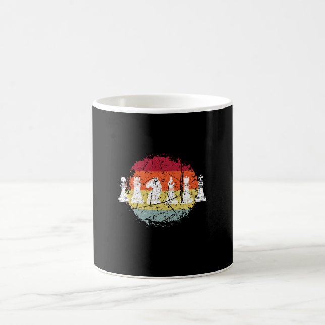 Chess Chess Game Chess Pieces Coffee Mug (Center)