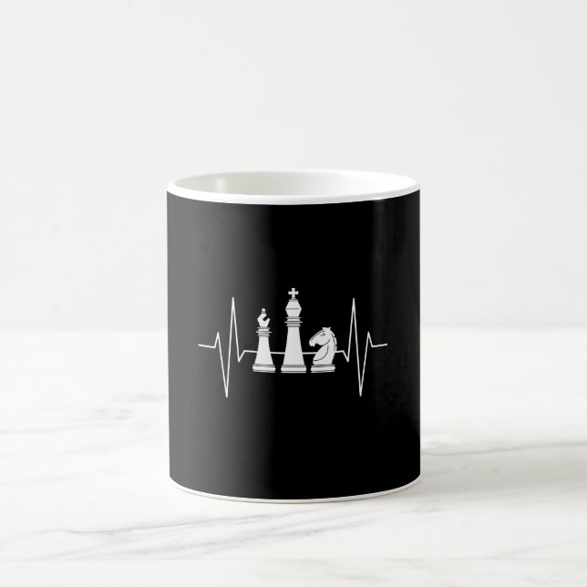 Chess - Chess Heartbeat Coffee Mug (Center)