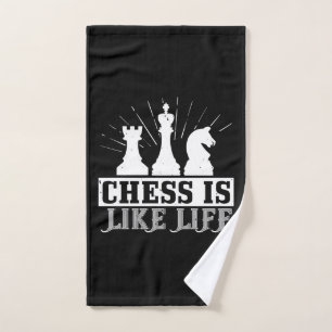 Chess - Chess is like life Hand Towel