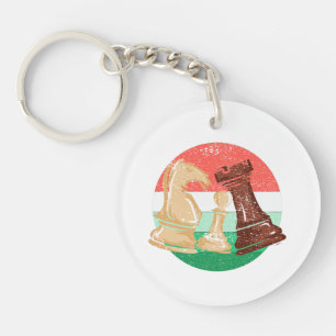 Chess - Chess Pieces Chess Player Gift Key Ring