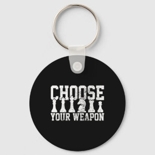 Chess Chess Player Chess Lover Chessmen Vintage  Key Ring
