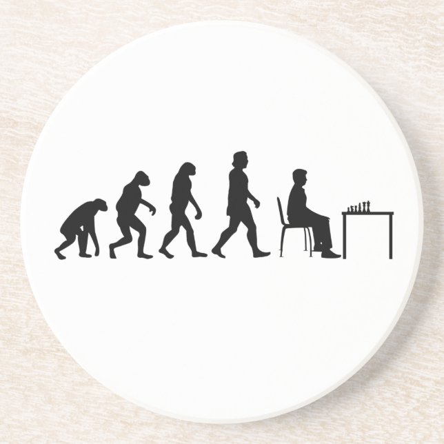 Chess - Chess Player Evolution Coaster (Front)