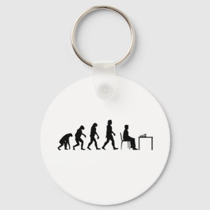 Chess - Chess Player Evolution Key Ring