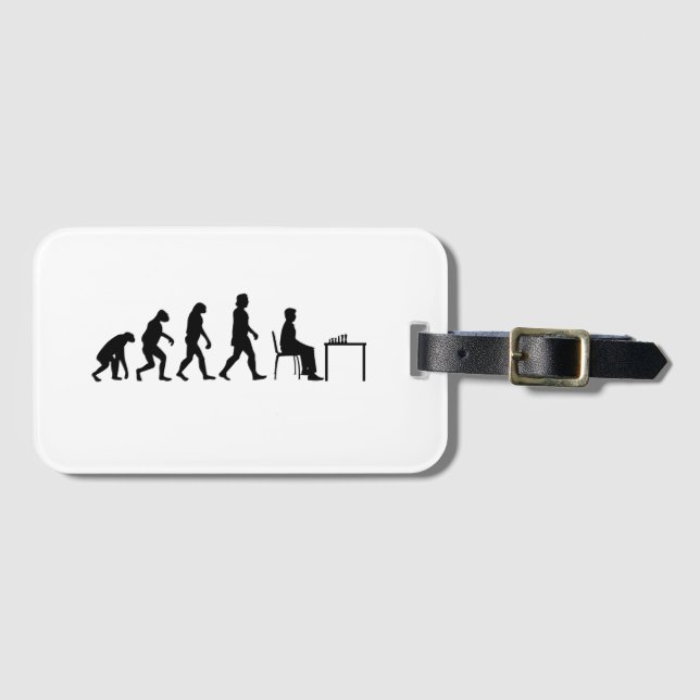 Chess - Chess Player Evolution Luggage Tag (Front Horizontal)