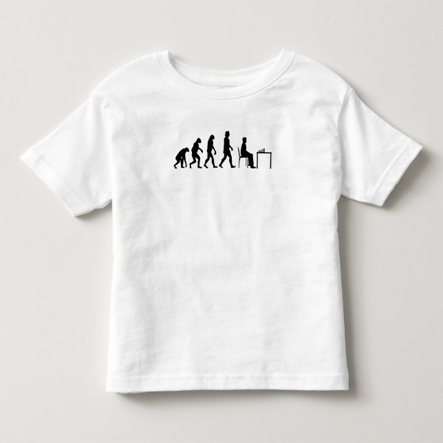 Chess - Chess Player Evolution Toddler T-Shirt (Front)