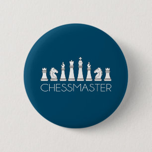 Chess  - Chessmaster 6 Cm Round Badge