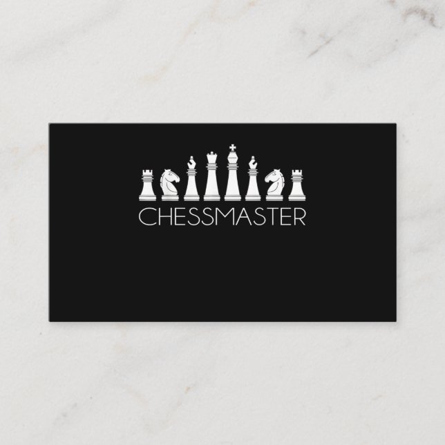 Chess  - Chessmaster Business Card (Front)