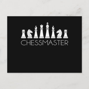 Chess - Chessmaster Invitation Postcard