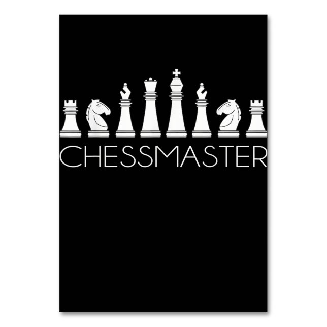 Chess  - Chessmaster Table Number (Front)
