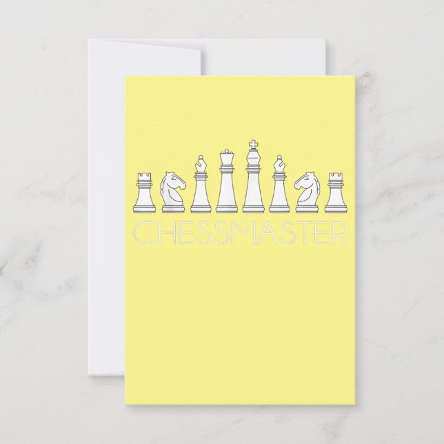 Chess  - Chessmaster Thank You Card (Front)
