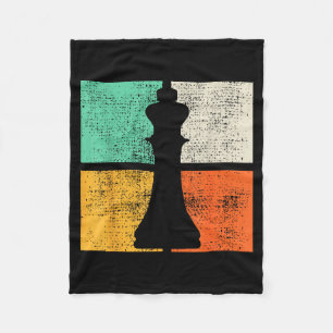 Chess Chessmen King Player Fleece Blanket