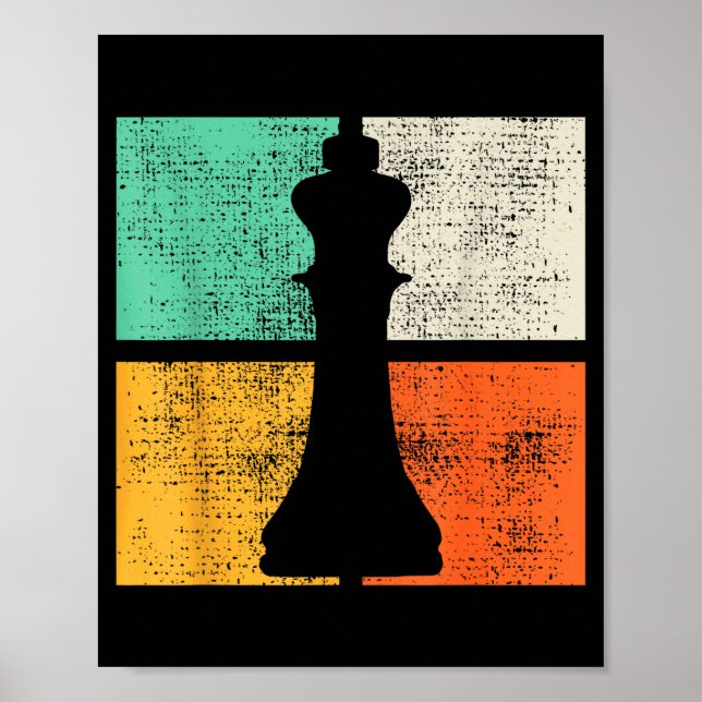 Chess Chessmen King Player  Poster (Front)