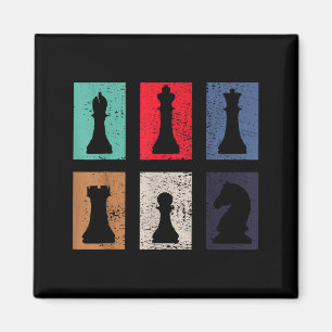 Chess Chessmen Magnet