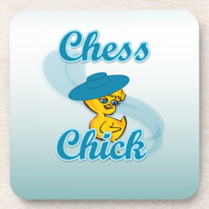 Chess Chick #3 Coaster