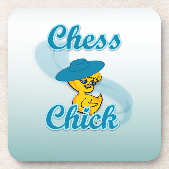 Chess  Chick #3 Coaster (Front)