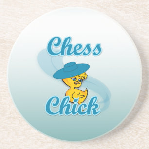 Chess Chick #3 Coaster