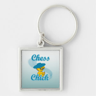 Chess  Chick #3 Key Ring