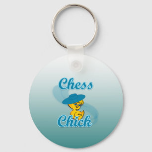 Chess  Chick #3 Key Ring