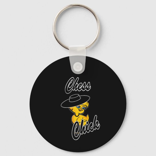 Chess Chick #4 Key Ring (Front)